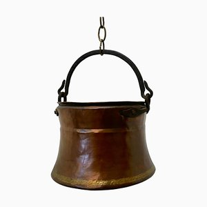 19th Century Beaten Copper Cooking Pot, 1800s