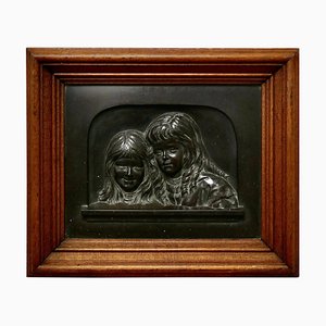 Heavy Bronze Relief Wall Plaque by E T Wainwright, 1898