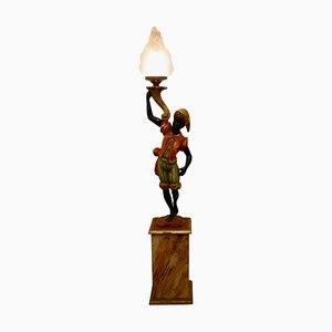 Lampada da terra figurativa, Venezia, inizio XX secolo