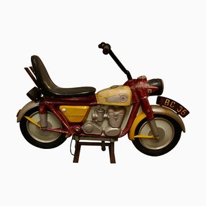 Motor Fahrrad Karussell Galloper, 1950er