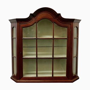 Victorian Arch Top Astral Glazed Display Cabinet, 1870s