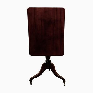 Georgian Mahogany Tilt-Top Wine Table, 1800s