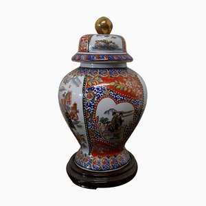 Grand Pot à Épices Oriental sur Support, 1940s