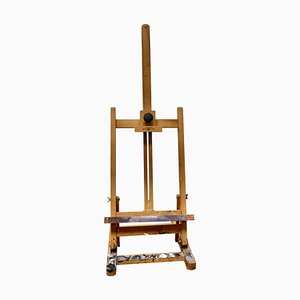 Paint Spattered Folding Table Top Easel from Winsor and Newton, 1950s