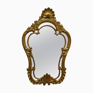 Espejo de consola francés dorado, década de 1880