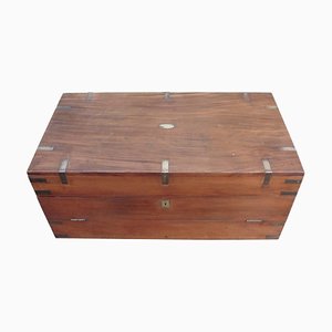 19th Century Camphor Wood Campaign Chest, 1880s