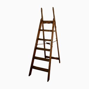 Paint Splattered Simplex Safety Step Ladder, 1900s