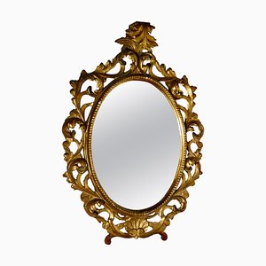 19th Century French Rococo Gilt Wall Mirror, 1830s