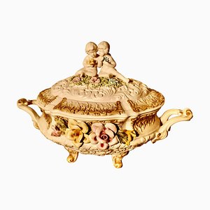 Late 20th Century Capodimonte Tureen with Lid, 1970s