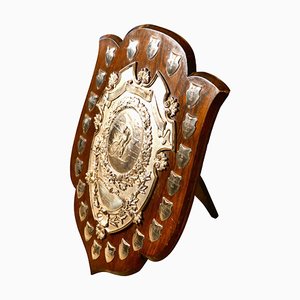 Large Silchester Cycling Club Track Championship Shield Trophy, 1950s