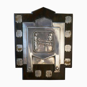 Art Deco Chelmsford Table Tennis Shield Trophy, 1930s