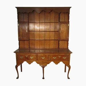 Grande Commode à Tiroirs Géorgienne en Chêne Doré, 1800s