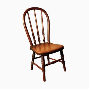 19th Century Apprentice Miniature Hoop Back Kitchen Chair, 1850s