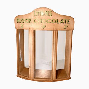 Lyons Block Chocolate Dispensing Cabinet, 1900s