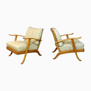 Mid-Century German Easy Chairs from Wilhelm Knoll, 1950s, Set of 2