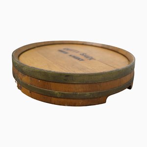Cutty Sark Whisky Barrel Top Tablett, Schottland, 1930er