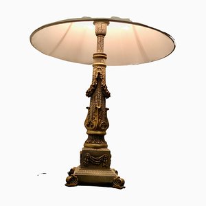 Lámpara de mesa corintia columna, años 60