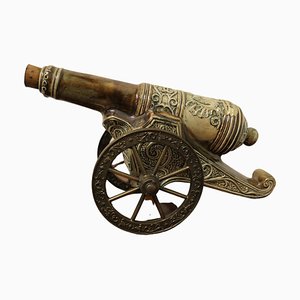 Bouteille de Liqueur Cannon en Grès La Pomme du Velay, 1950s