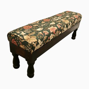 Long Upholstered Window Seat Stool, 1830s