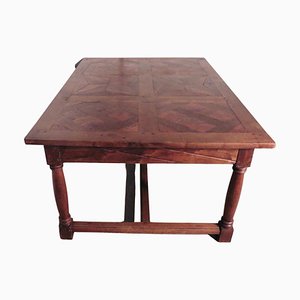 French Fruitwood Parquetry Table, 1850s