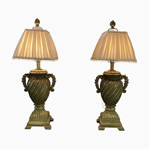 French Art Deco Table Lamps, 1960s, Set of 2