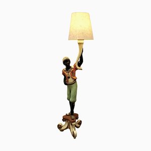 Venetian Figural Floor Lamp Candelabra, 1900s