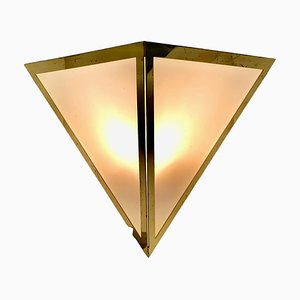 Mid-Century French Brass Wall Light, 1960