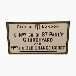 Edwardian Street Sign, 1910