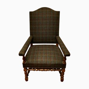 Arts and Crafts Golden Oak Library Chair, 1880