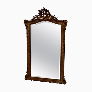 Large 19th Century French Gilt Wall Mirror, 1870s