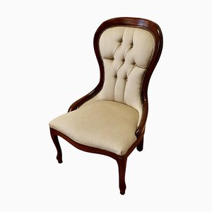 Victorian Style Spoon Back Easy Chair, 1960