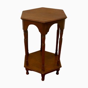 Arts & Crafts Golden Oak Occasional Table, 1880