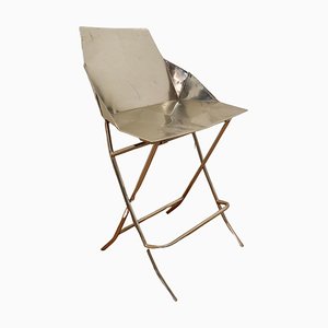 Silla ajustable de acero, 1970