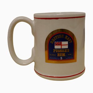 Ceramic Grog Mug from Novelty Royal Navy Purser, 1960