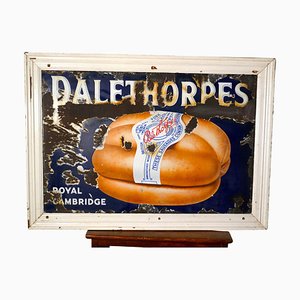 Insegna Palethorps smaltata per salsicce, anni '20