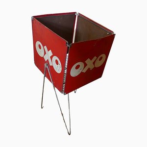 Oxo Cube Tin Shop Display Dispenser, 1950s