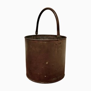 19th Century Copper Coal Bucket, 1850s