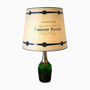 Lampada da tavolo pubblicitaria color champagne Laurent Perrier, 1960