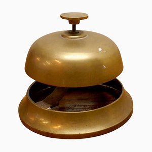 Victorian Brass Reception Desk Bell, 1890