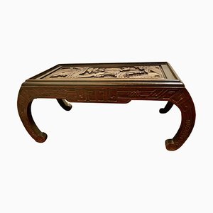 Oriental Deeply Carved Coffee Table, 1920