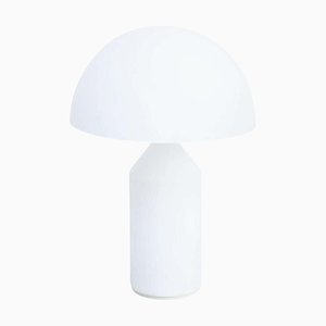 Large Atoll Table Lamp in Opaline Murano Glass by Vico Magistretti for Oluce