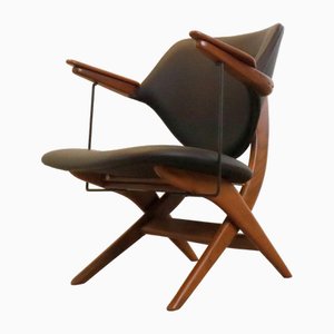 Vintage Pelican Chair Tilburg Armchair by Louis Van Teeffelen for Wébé