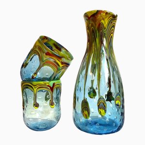 Bicchieri Flirt in vetro di Murano di Mariana Iskra, Italia, set di 3