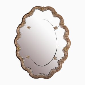 Miroir Vénitien en Verre Murano "Ca'Favretto" par Fratelli Tosi