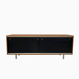 Mid-Century Teak Credenza by George Nelson for Herman Miller