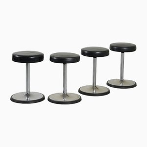 Steel Stools from Mimiri, 1980s, Set of 4