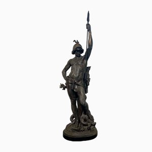 Émile Louis Picault, Saint Georges et le Dragon, 1800s, Zinc