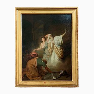 Nach Benjamin West, Saul Evoking the Shadow of Samuel, 18. Jh., Öl auf Leinwand