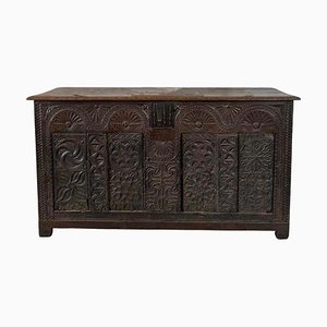 Large 17th Century Renaissance Carved Buffet, 1638