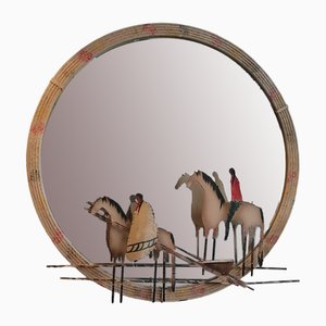 Vintage Mirror by Curtis Jere, 1970s